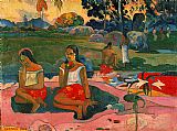 Paul Jacques Aime Baudry Paintings - Nave Nave Moe by Paul Gauguin